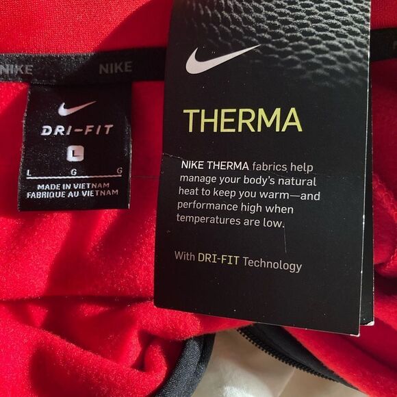Nike Dry Fit Golf Sweater Men’s Size L Therma Golf 1/4 Zip Front - Picture 4 of 7